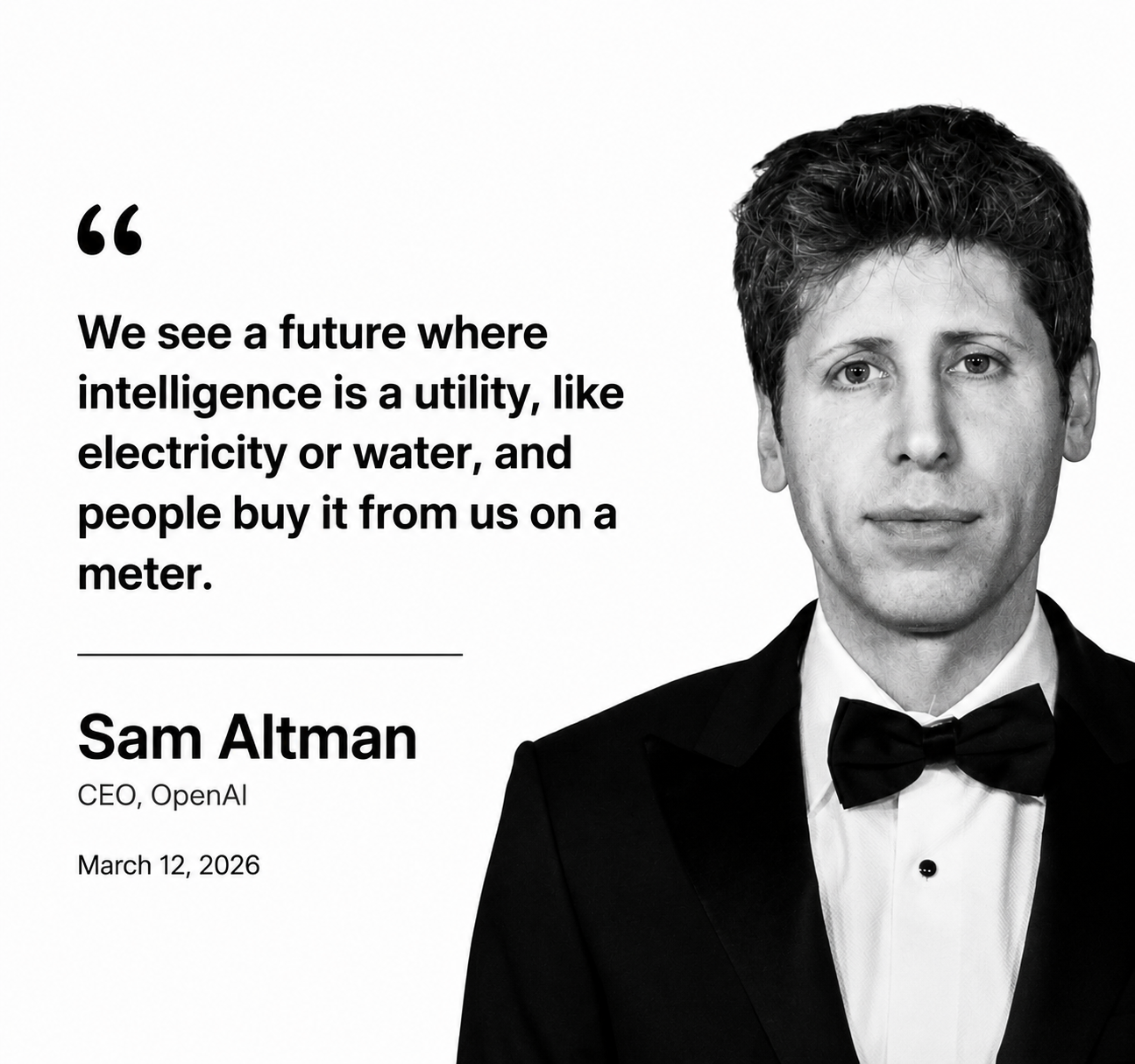 Sam Altman speaking at the BlackRock Infrastructure Summit